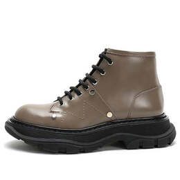 Кроссовки lace up ankle boots 'khaki' Alexander McQueen, хаки 595469whz812610 | khaki