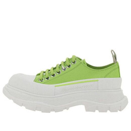 Кроссовки tread slick low lace up 'lime green white' Alexander McQueen, зеленый 611705w4mv23514 | lime green/white