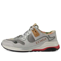 Кроссовки ultrapace 'silver red' Gucci, серебряный 602228-hw910-8161 | silver