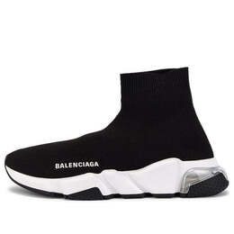 Кроссовки speed sneaker 'clear sole - black' Balenciaga, черный 607543w2db61010 | black
