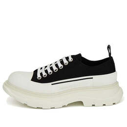Кроссовки tread slick low lace up 'black white' Alexander McQueen, черный 611705w4l321070 | black/white