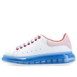 Кроссовки oversized sneaker 'white blue' Alexander McQueen, белый 611698whxma9623 | white/pink/blue/white