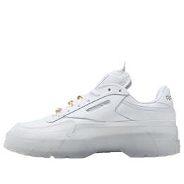 Кроссовки cardi b x club c 'triple white' Reebok, белый gx0038 | footwear white/footwear white/footwear white
