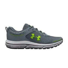Кроссовки Charged Assert 10 4E Wide Under Armour, серый 3026176 101 | gravel/lime surge