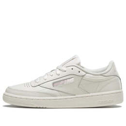 Кроссовки club c 85 vintage shoes 'white infused lilac' Reebok, белый gy9739 | cloud white / infused lilac
