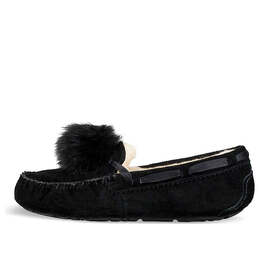 Кроссовки ansley bow glimmer fleece lined shoe black Ugg, черный 1019015-blk | black