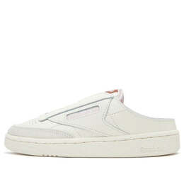 Кроссовки club c laceless mule 'chalk' Reebok, мультиколор gz5319 | chalk/baked earth/frost berry