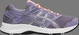 Кроссовки contend 5 gs 'ash rock silver' Asics, фиолетовый 1014a049 503 | purple