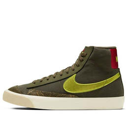 Кроссовки blazer mid '77 'olive snakeskin' Nike, зеленый cz0462-200 | olive green
