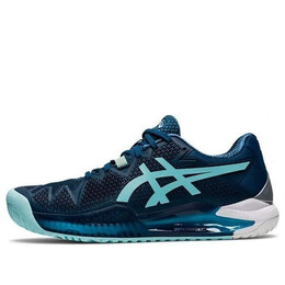 Кроссовки gel-resolution 8 low-top running shoes blue Asics, синий 1042a072-406 | blue