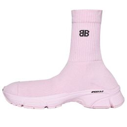 Кроссовки speed 3.0 monocolor sneakers 'recycled light pink' Balenciaga, розовый 654466w2dn25601 | pink/black