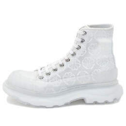 Кроссовки tread slick lace up high boots 'white transparent' Alexander McQueen, белый 658086w4q329337 | white