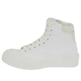 Кроссовки deck high-top sneakers 'white' Alexander McQueen, белый 666381w4mv79000 | white