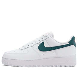 Кроссовки air force 1 '07 'dark teal' Nike, белый 315115-163 | white/dark teal green/sunset pulse/white