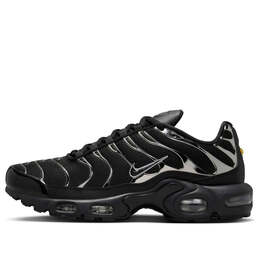 Кроссовки air max plus 'black metallic silver' Nike, черный hj9743-001 | black/metallic silver/laser crimson/off noir