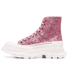 Кроссовки tread slick glitter high-top 'pink white' Alexander McQueen, розовый 666806w4jf45489 | pink/white