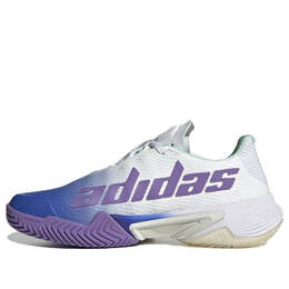 Кроссовки barricade tennis shoes 'white lucid blue' Adidas, синий hp7417 | lucid blue / violet fusion / pulse mint
