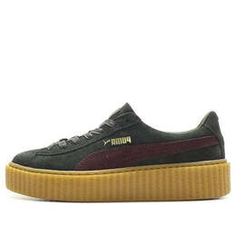 Кроссовки fenty x suede creeper 'green bordeaux' Puma, зеленый 361005-07 | green/wine red/