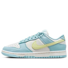 Кроссовки dunk low 'ocean bliss' Nike, мультиколор dd1503-123 | sail/ocean bliss/light silver/citron tint