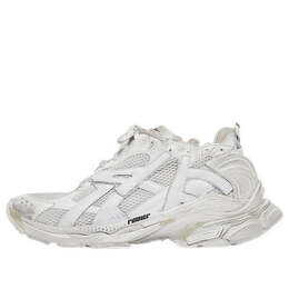 Кроссовки runner sneaker 'worn-out white' Balenciaga, белый 677402w3rb19000 | white/black