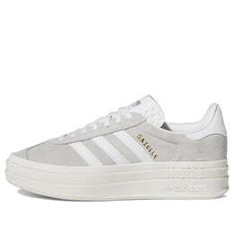 Кроссовки gazelle bold 'grey white' Adidas, серый hq6893 | grey two /cloud white/core white