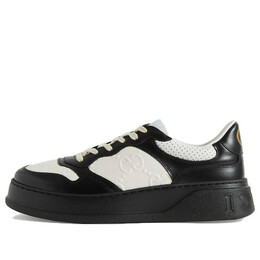 Кроссовки gg embossed sneakers 'black white' Gucci, белый 684911-aaa4t-1068 | white/black