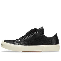 Кроссовки paris low top sneakers 'black leather and white rubber' Balenciaga, черный 688757w3rcb1090 | black/white/brown