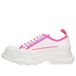 Кроссовки tread slick lace up 'white neon pink' Alexander McQueen, белый 697074w4mv59895 | white/neon pink