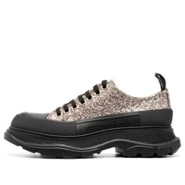 Кроссовки tread sleek sneaker 'glitter black' Alexander McQueen, золотой 697072w4vj32265 | gold/black