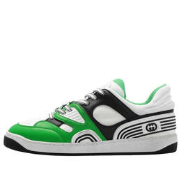 Кроссовки basket 'green white black' Gucci, черный 700291-2sh90-3760 | green white black