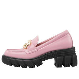 Кроссовки romance interlocking g leather loafers 'pink' Gucci, розовый 700271-dksd0-5823 | pink