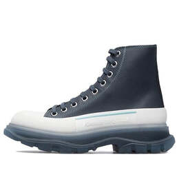 Кроссовки tread slick lace-up boots 'navy white' Alexander McQueen, синий 702041whz6d1137 | navy blue/white
