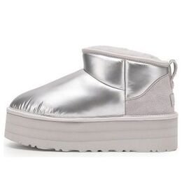 Кроссовки ultra mini platform high shine 'silver' Ugg, серебряный 1144048-slvr | silver