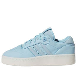 Кроссовки rivalry low lux 'clear blue' Adidas, синий ih0351 | clear blue/clear blue/ivory