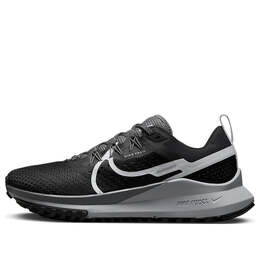 Кроссовки react pegasus trail 4 'black dark grey' Nike, черный dj6159-001 | black/white