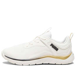 Кроссовки softride remi molten metal 'white gold' Puma, черный 378848-02 | puma white-puma gold-black