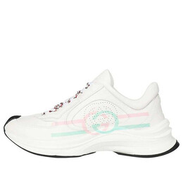 Кроссовки run sneaker 'white pink turquoise' Gucci, белый 734904-uhh20-9014 | white/pink/turquoise
