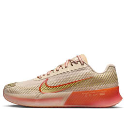 Кроссовки court air zoom vapor 11 premium 'j'aime paris collection sanddrift' Nike, желтый fq3165-103 | sanddrift/rust factor/gum medium brown/metallic gold