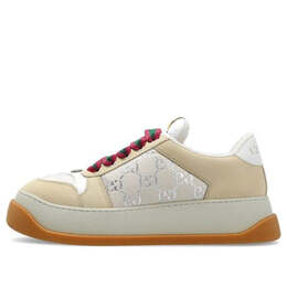 Кроссовки screener 'gg monogram - beige' Gucci, белый 750633-fab4s-9058 | white/tan