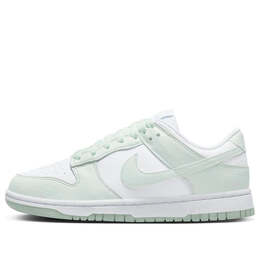 Кроссовки dunk low next nature 'white mint' Nike, белый dn1431-102 | white/light green