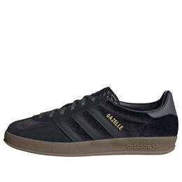 Кроссовки gazelle indoor 'black velvet' Adidas, черный ji2712 | core black/carbon/grey five