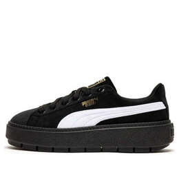 Кроссовки platform trace v black/white Puma, черный 372613-01 | black/white