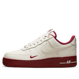 Кроссовки air force 1 '07 se '40th anniversary - sail team red' Nike, белый dq7582-100 | white/red