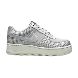Кроссовки Nike Wmns Air Force 1 Upstep Premium 'Metallic Platinum', серебряный 917590 001 | silver