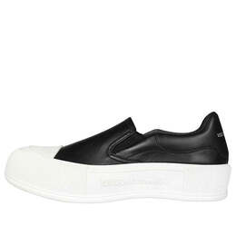 Кроссовки deck skate plimsoll 'black white' Alexander McQueen, черный 654592whzt81070 | black/white