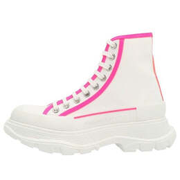 Кроссовки tread slick lace-up boots 'white pink' Alexander McQueen, белый 697082w4mv59895 | white/pink