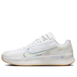 Кроссовки court air zoom vapor 11 hc 'white light blue' Nike, белый dr6965-105 | white/blue/gum