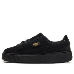 Кроссовки platform velvet 'black gold' Puma, черный 373935-01 | black/gold