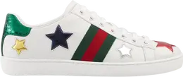Кроссовки Gucci Wmns Ace Stars, белый 454562 dop50 9076 | stars