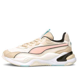 Кроссовки rs-2k metallic sports running shoes for khaki/pink Puma, хаки 375134-01 | khaki/pink